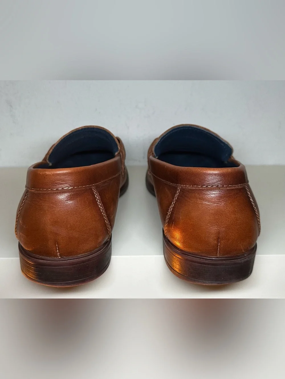 Men's Brown Leather Bit Loafers